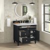 Lorelai 36" Single (Vanity Only Pricing) in Black Onyx